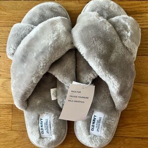 Faux Fur Luxury Slipper Slides Size 8